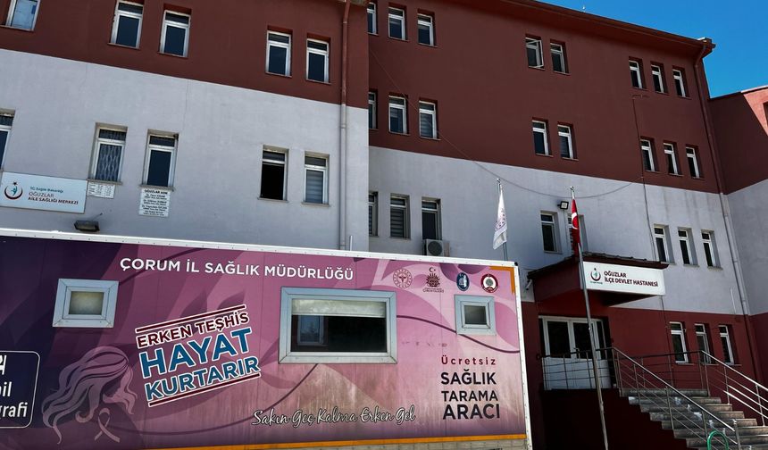 KETEM mobil aracı Oğuzlar'da  kanser taraması yaptı