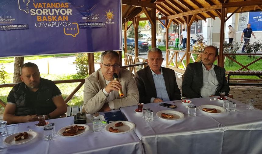 Bayat'ta "Vatandaş Soruyor,  Başkan Cevaplıyor" toplantısı