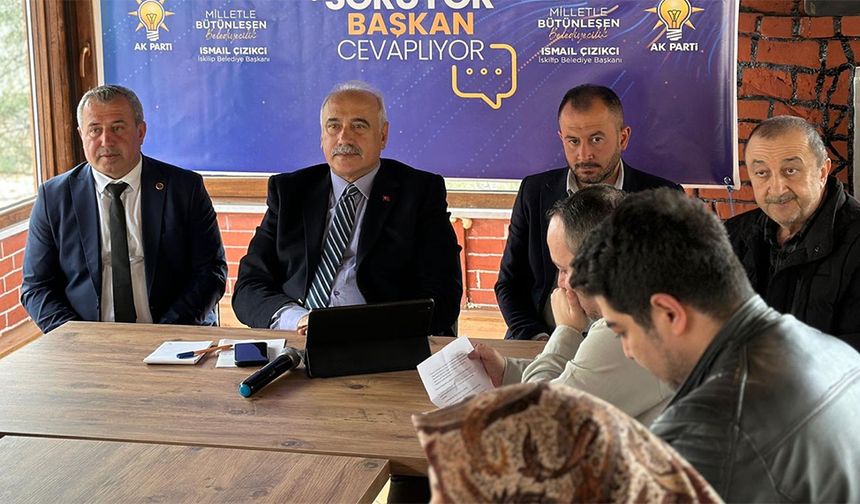 İskilip'te "Vatandaş Soruyor,  Başkan Cevaplıyor" toplantısı