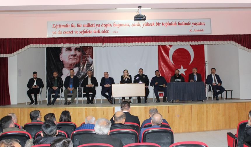 Mecitözü'nde “muhtarlar toplantısı” yapıldı