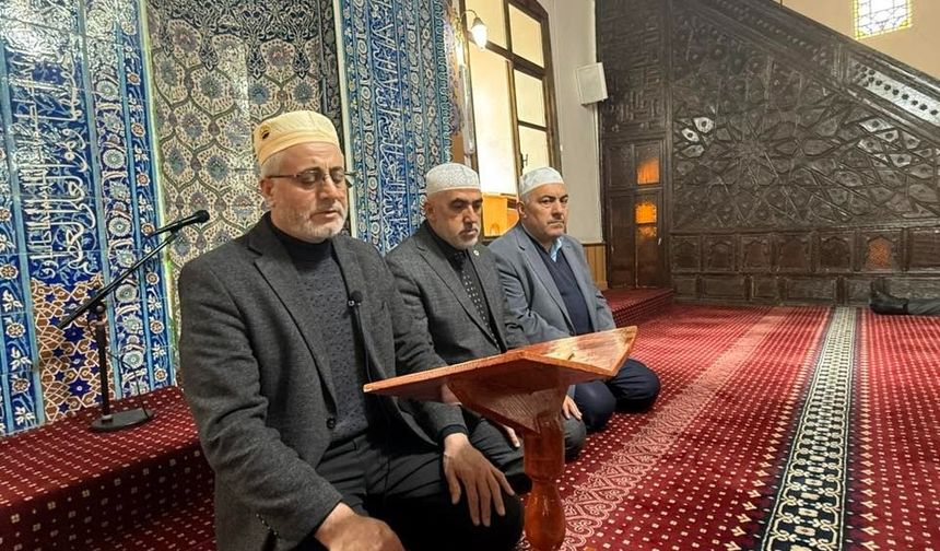 İskilip'te şehitler  için mevlit okutuldu