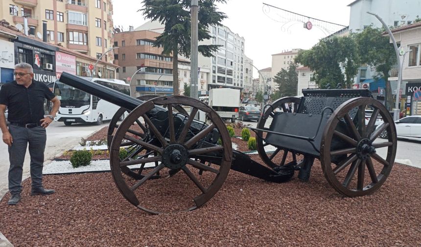 Sungurlu’da kavşaklara top arabası yerleştirildi