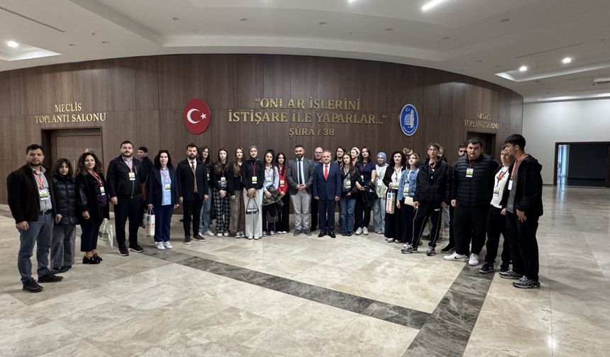 Erasmus öğrencilerinden  Çorum Belediyesi’ne ziyaret