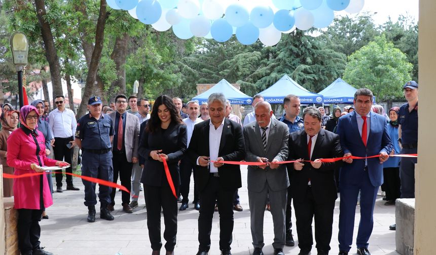 Boğazkale'de el  sanatları sergisi açıldı