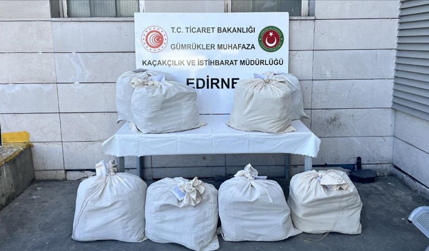 Otobüs içinde 87 kilo  752 gram uyuşturucu