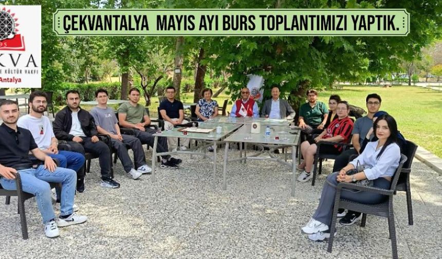 Antalya ÇEKVA’nın Mayıs toplantısı