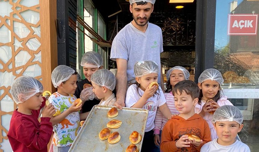 Miniklere fırında uygulamalı eğitim
