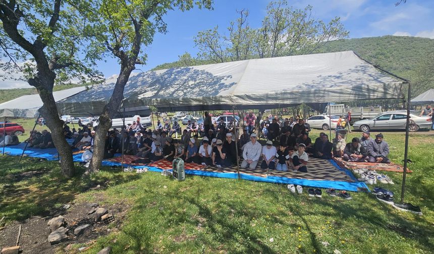 Bayat'ta yağmur duası yapıldı