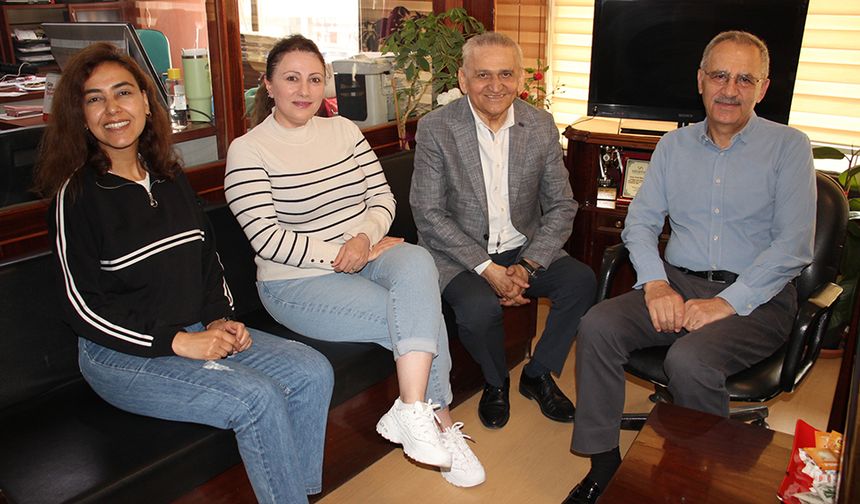 Saygı Öztürk’ün dost ziyareti