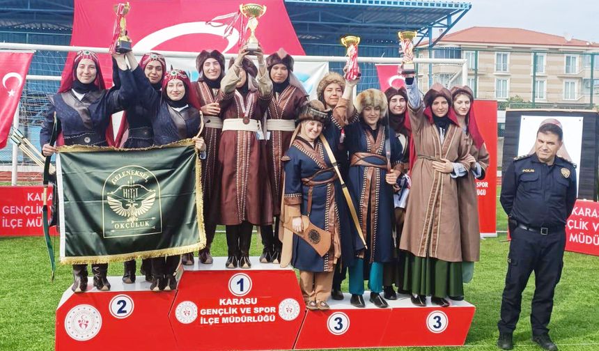 Kadın okçular Türkiye ikincisi