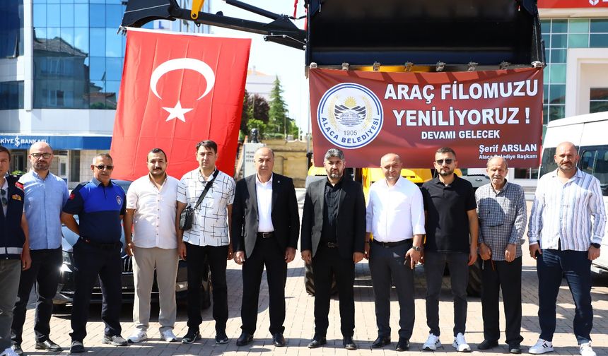 Alaca Belediyesi araç  filosunu güçlendiriyor