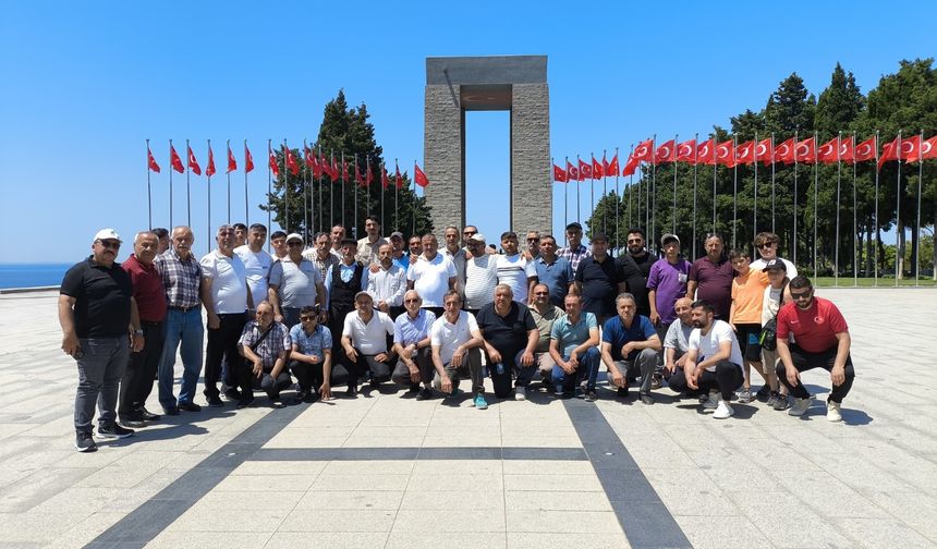Sanayi esnafının Çanakkale’de  kültür, İstanbul’da fuar gezisi