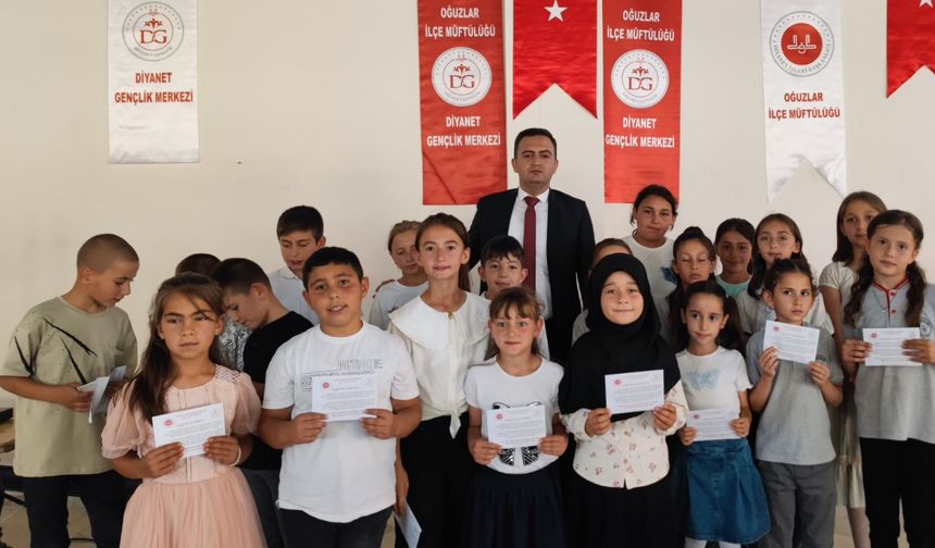 Oğuzlar'da hadis  ezberleme yarışması