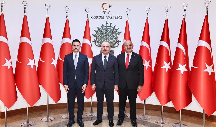Vali Çalgan, Ortaköy  heyetini misafir etti