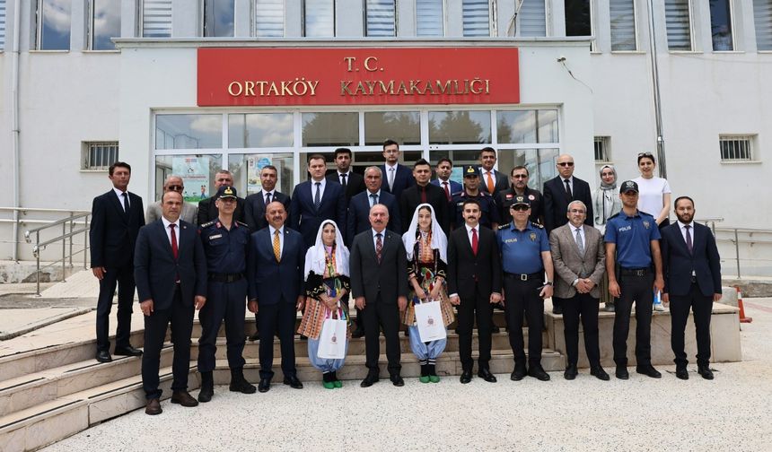 Vali Çalgan’dan Ortaköy ziyareti