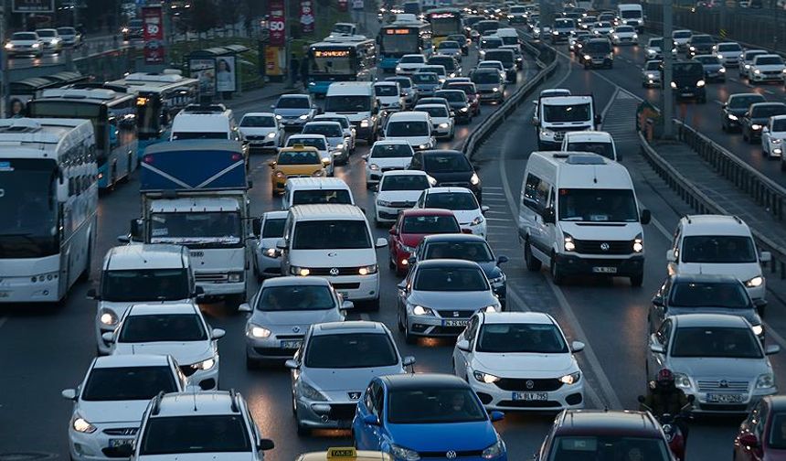 Çorum’da 1 yılda motorlu  taşıt sayısı 13 bin 663 arttı