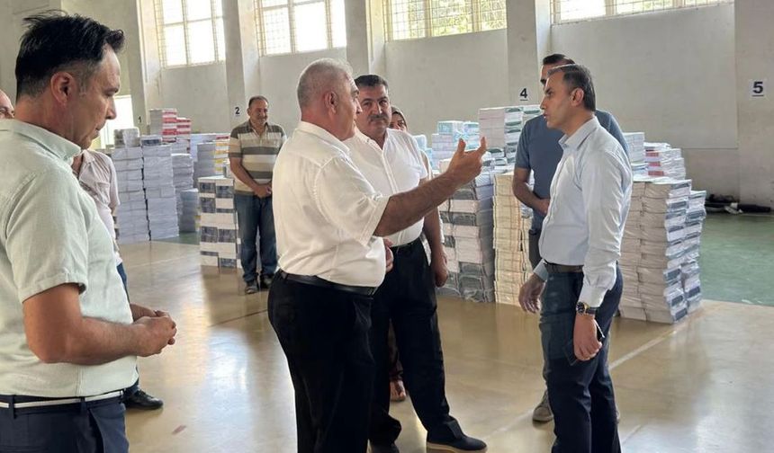 Kitapların okullara  dağıtımına başlandı