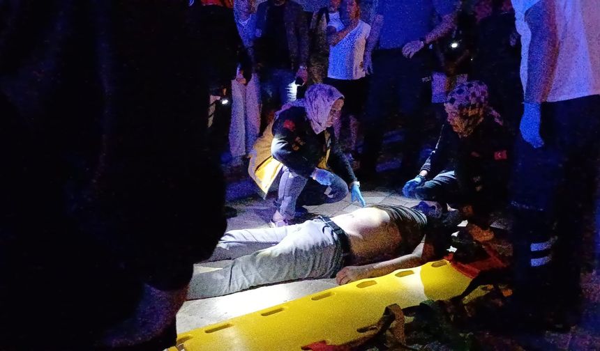Polisin “dur” ihtarına uymayan  sürücü kaçarken kaza yaptı