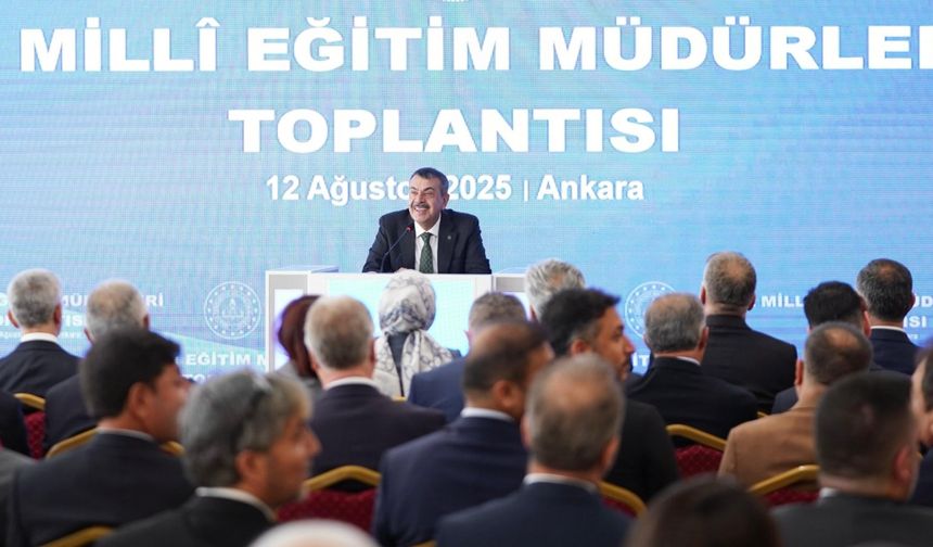 Milli Eğitim Müdürleri Bakan Tekin ile buluştu