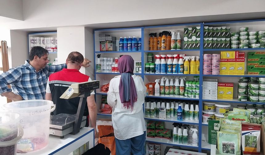Sungurlu’da zirai ilaç  bayilerine sıkı denetim