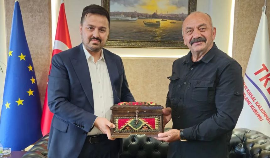İsbir, TKDK Başkanı  Antalyalı ile görüştü