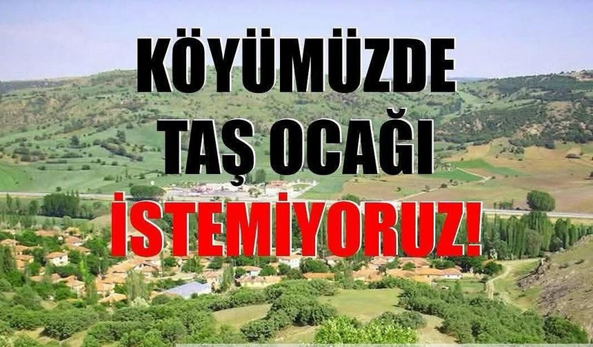 Çorum'un bu 3 köyünde eylem var!
