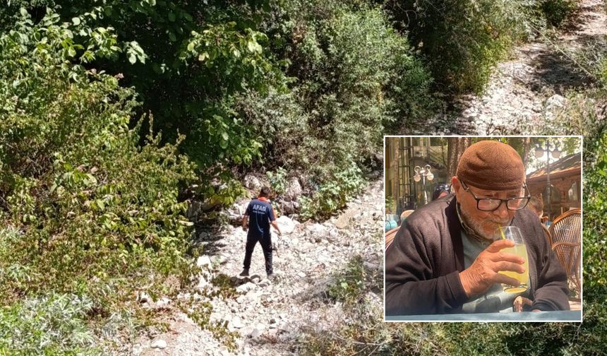 İHH ekibi de kayıp  yaşlı adamı arıyor