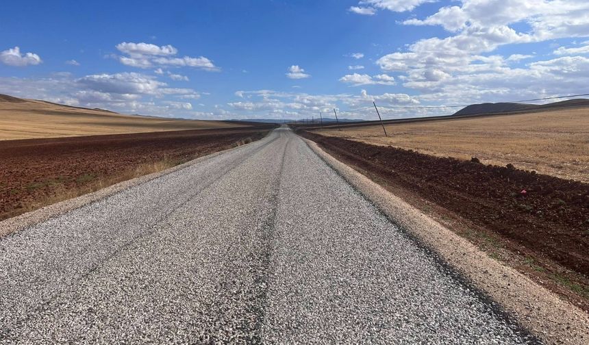 İnegazili köyünün  yolu asfaltlandı