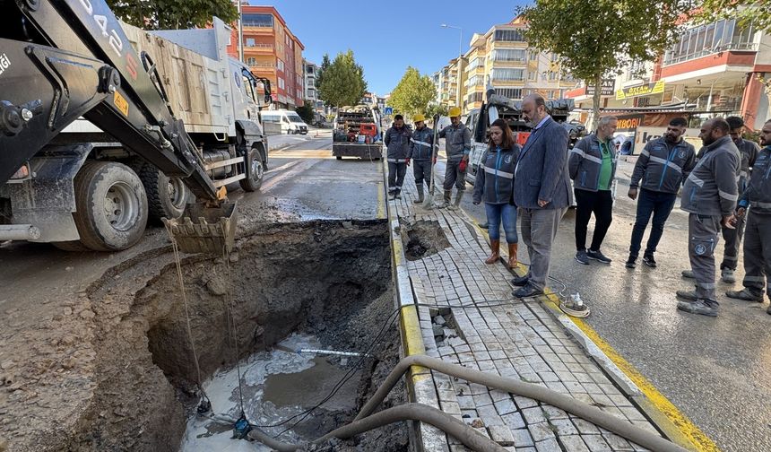Ana isale hattındaki  arıza anında giderildi