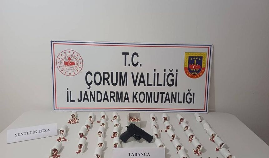 Çorum’da uyuşturucu operasyonu: 3 tutuklama