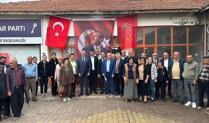 Çelebi Ardıç yeniden CHP  Ortaköy İlçe Başkanı seçildi