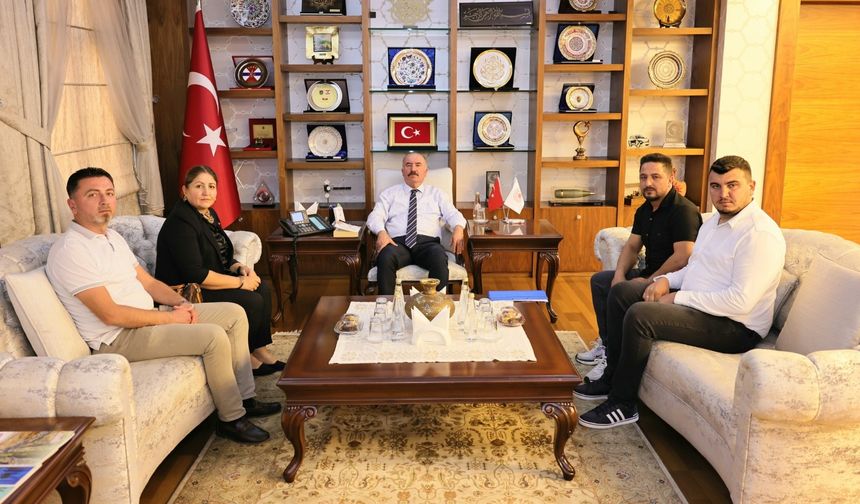 Vali Çalgan, Mecitözü  heyetini kabul etti