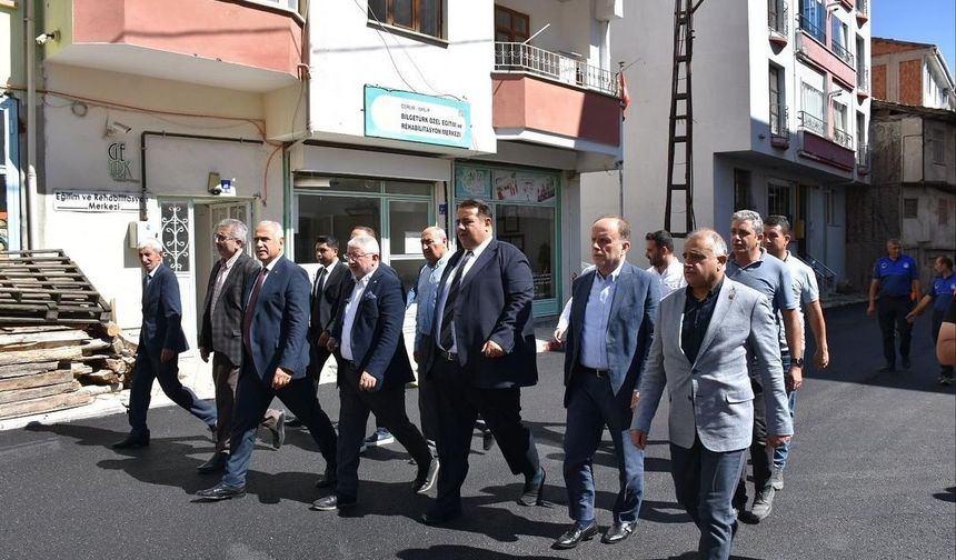 AK Parti heyeti İskilip'te çalışmaları inceledi