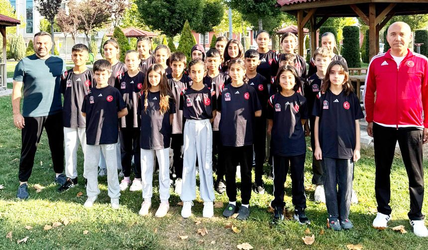 Minik tekvandocular Türkiye Şampiyonası için Ankara’da