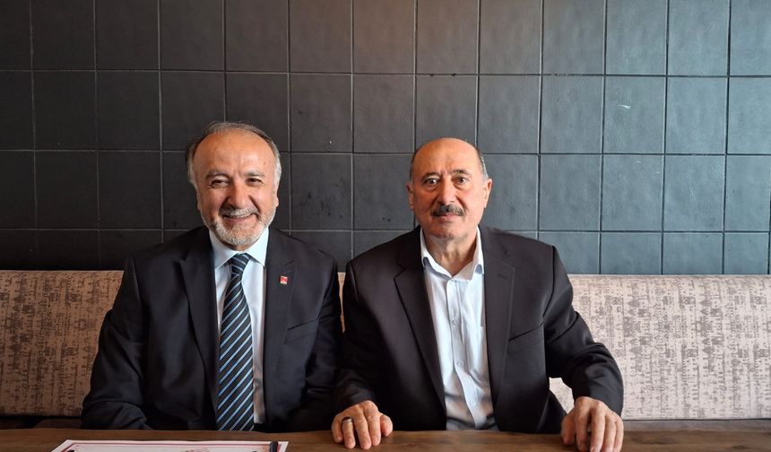 Milletvekili Güneş’ten  dostuna nezaket ziyareti