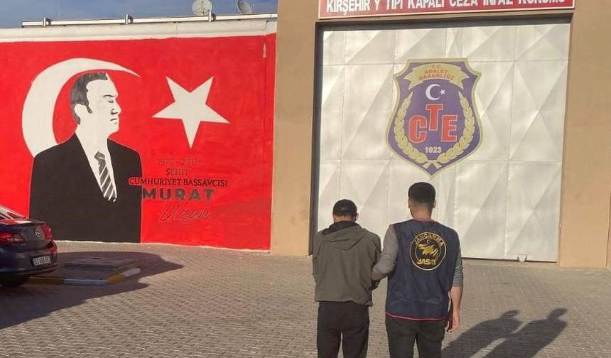 Çorum’da aranan zanlı  Kırşehir’de yakalandı