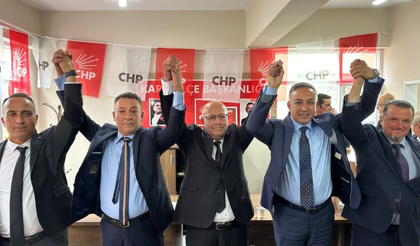 CHP Kargı ilçe başkanı kura ile belirlendi