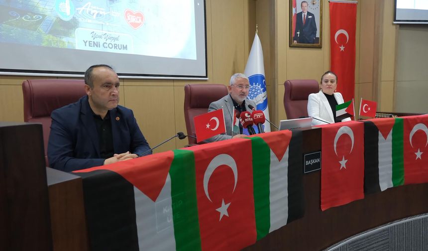 Belediye Meclisi’nden Gazze için ortak ses