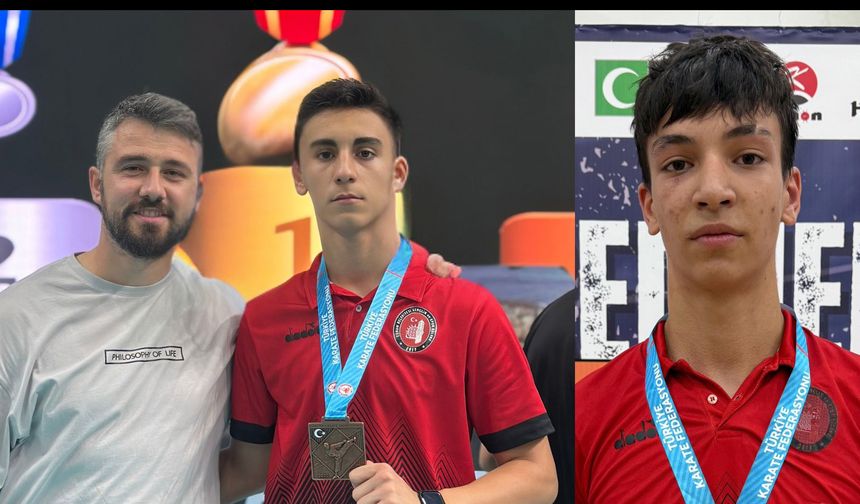Karatede Çorum’a bir gümüş, bir bronz madalya