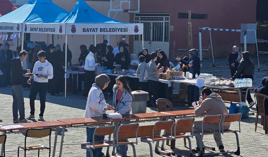 Bayat’ta Gazze yararına kermes