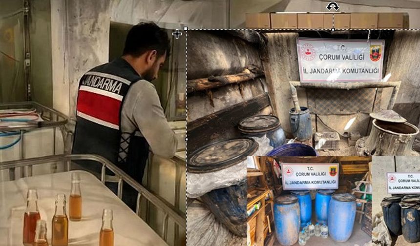 4 bin litre kaçak alkol ele geçirildi