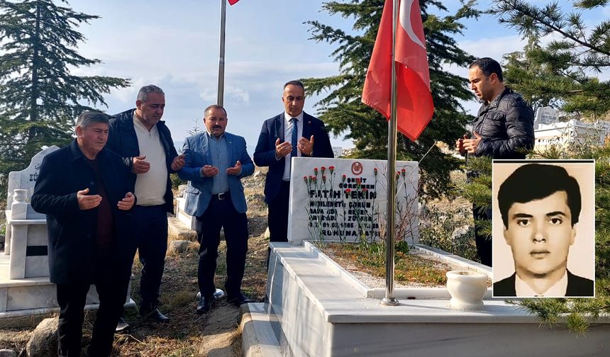 Şehit Öğretmen Fatih  Tekin Elköy’de anıldı