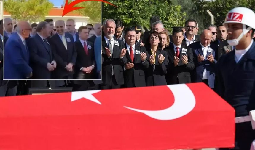 Şehit cenazesinde skandal: Görüntüye büyük tepki var