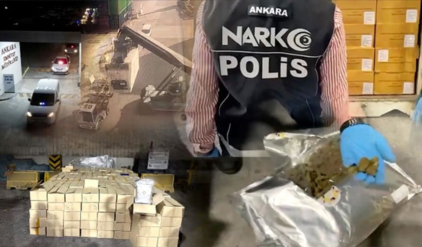 1.5 ton uyuşturucu ele geçirildi