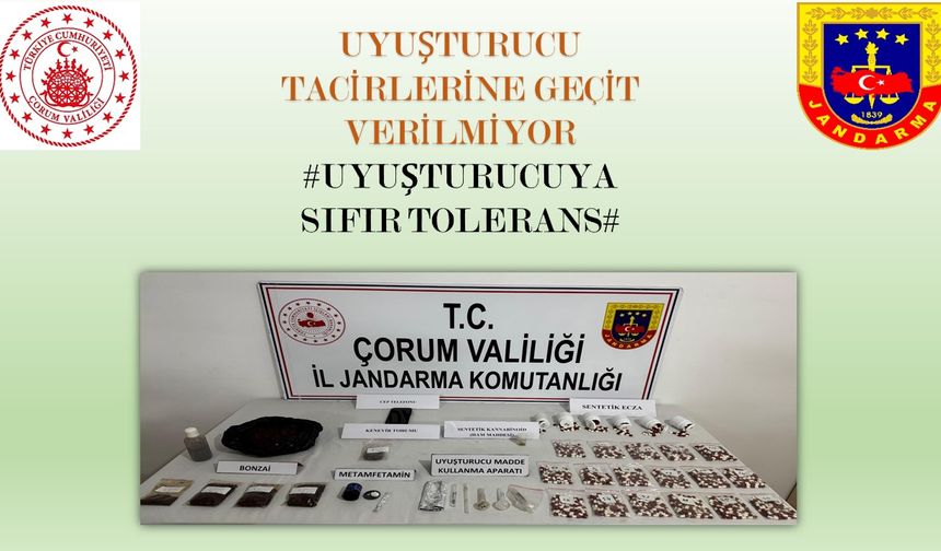 Jandarma’dan uyuşturucu operasyonu: Bir şüpheli tutuklandı