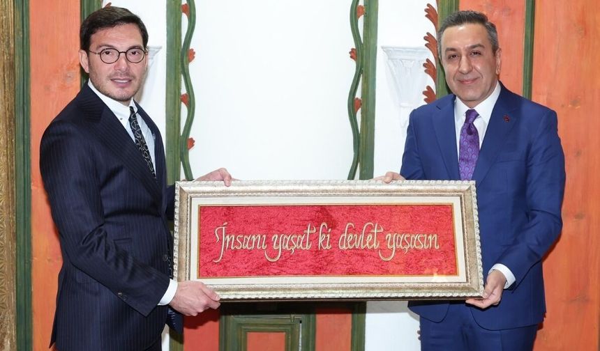 Başkan Muhsin Dere  Yazıcıoğlu ile buluştu