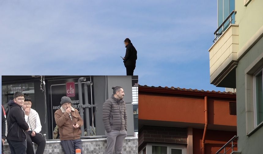 Çekirdek çitleyerek izlediler! O vatandaşı İl Emniyet Müdürü ikna etti