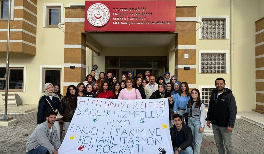 Engelsiz Yaşam Merkezi HİTÜ öğrencilerini ağırladı