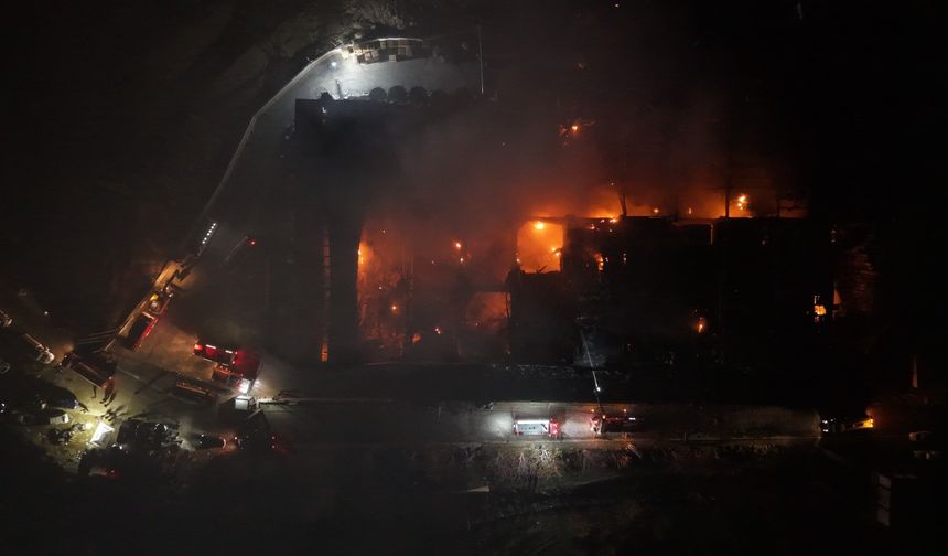 Kırıkkale’de kimya fabrikası yangını  10 saatte kontrol altına alındı