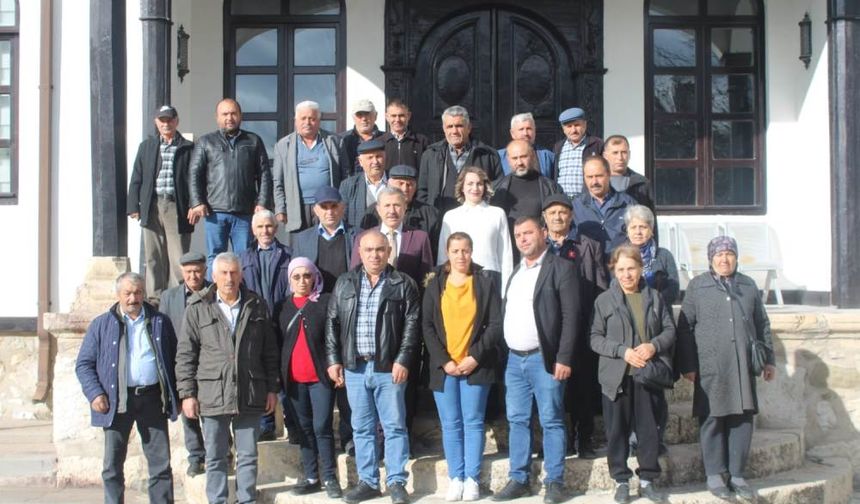 Kaymakam Nayman'a teşekkür ziyareti